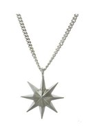 Zoe & Morgan Spike burst necklace - sterling silver from Walker and Hall Jew…