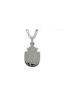 Sterling silver Karen Walker SBYT crest necklace from Walker and Hall Jeweller -…