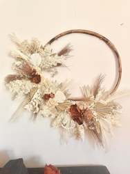 Dried flower: Neutral Rattan Ring
