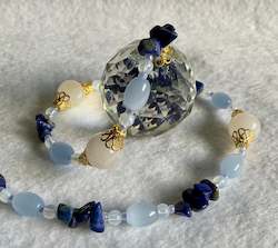 Hanging Crystals: Hanging Crystal-Lapis Lazuli