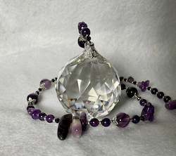 All: Hanging Crystal-Large Amethyst