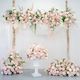 DIY Real Look Pink Wedding Flower Arrangements