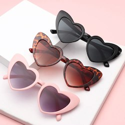 Event, recreational or promotional, management: Shades of Love - Retro Heart-Shaped Sunglasses