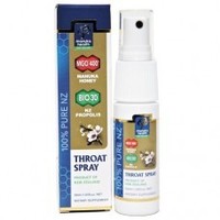 Health supplement: Propolis & MGO400+ Throat Spray 30 mls Manuka Health