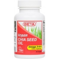 Deva Chia Seed Oil 500 mg 90 caps Deva Nutrition