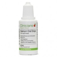 Health supplement: Clinicians Selenium Oral Drops 30ml Clinicians