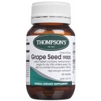 Health supplement: Thompsons Grape Seed 19000 60 tabs Thompsons
