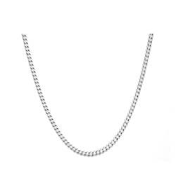 Internet web site design service: 45cm Silver Curb Chain (2mm)