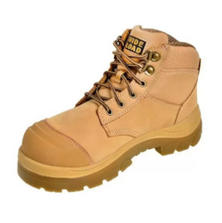 Footwear: 690WL - Wheat Lace Up Safety Boot 15cm (6")