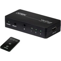 Aten VS381 3-Port hdmi switch allows you to quickly and easily connect 3 hdmi input sourc