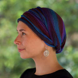 Full Head Cover Turban Wraps: Bright Earth Turban
