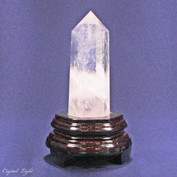 China, glassware and earthenware wholesaling: Quartz Point on Stand