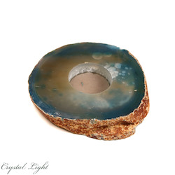China, glassware and earthenware wholesaling: Agate Flat Candle Holder