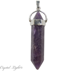 China, glassware and earthenware wholesaling: Amethyst Large DT Pendant