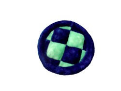 Squeaker Mat Disc Blue/Green