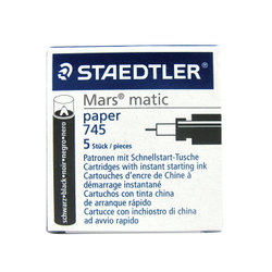 Artist supply: Staedtler Mars Ink Cartridges pack of 5