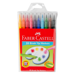 Artist supply: Faber-Castell Brush Tip Markers Set of 10