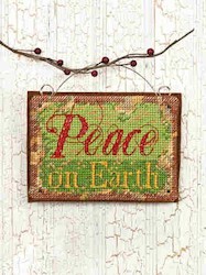 Craft material and supply: Peace on Earth Ornament