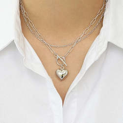 Internet only: Heart Chain Necklace