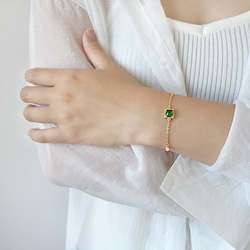 Green Zircon Bracelet
