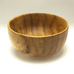 Kitchenware: Handcrafted Wooden Bowl 17 cm