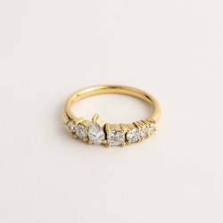 Gold smithing: Diamond Cluster Ring