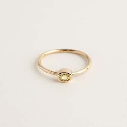 Gold smithing: Oval Yellow Sapphire Ring