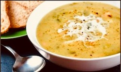 Soups: TUSCAN CANNELLINI BEAN SOUP w/ garlic, lemon & paprika -1 ltr - vegan