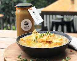 FRENCH ONION SOUP -1 ltr (chicken broth)