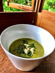 Soups: BROCCOLI & STILTON CHEESE SOUP w/ chicken bone broth -1 ltr