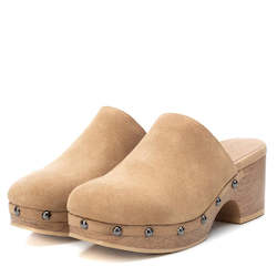 Shoes: Carmela Clog in Taupe