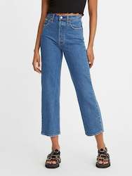 Women: Ribcage Straight Ankle Jeans in Jazz Pop