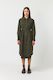 Utility Dress in Olive