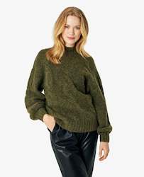 Tone Pullover in Capers Green