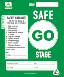 Go Safe Scaffold - Non Notify (Pack of 25)