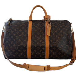 Internet only: Louis Vuitton Keepall 50 Bandouliere, Monogram Canvas