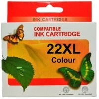Hp22xl colour ink cartridges remanufactured