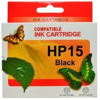 Hp 15 black ink cartridges remanufactured