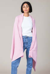 Cashmere Travel Wrap in Glamour Pink