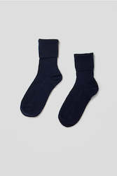 Ladies Ribbed Ankle Socks