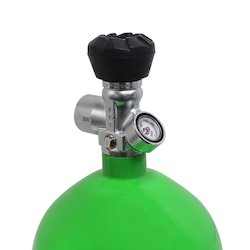 Breathing Apparatus Cylinders Valves: VTI Inline EEBD Valve with Pressure Indicator for SCBA