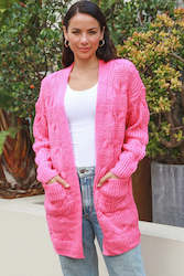 Clothing: Amelie Cardigan - Pink