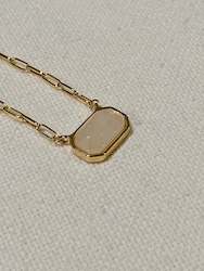 Crystal Necklaces: Mila Gemstone Necklace - Quartz