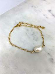 Bracelets: Pearl Chain Bracelet