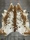 Exquisite Natural Cow Hide Beige and White