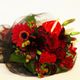 Romantic red bouquet - amaryllis for flowers
