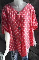 PIA- Short Sleeved and Spotted Jacket