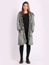 FRANCA -Hooded Cardigan Coat