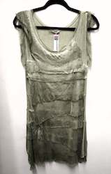 Silk 1: RAFFAELLA - Shredded Silk Mini Dress