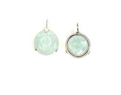 Jewellery: Aquamarine Round Pendant Piece